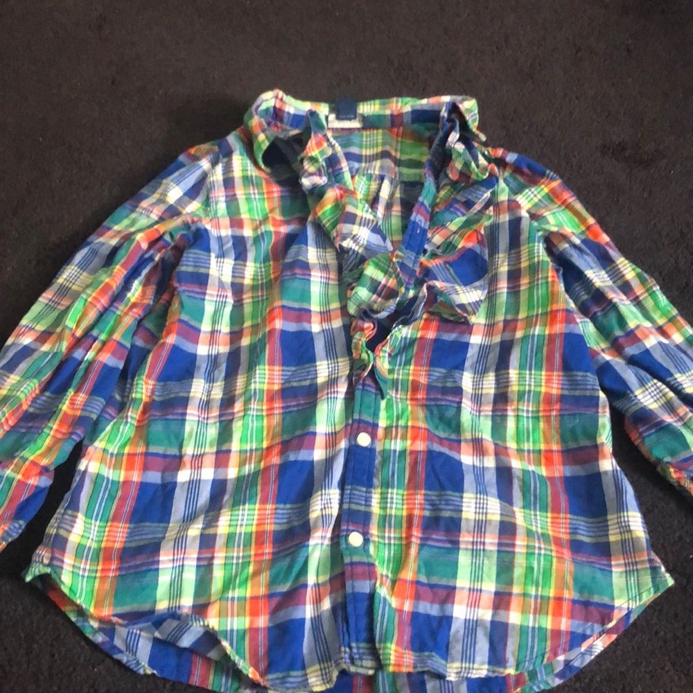 Ralph Lauren ruffle shirt